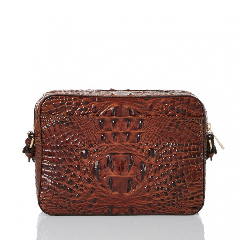 Brown Women's Brahmin Shea Crossbody Bags | 8516KJYDE