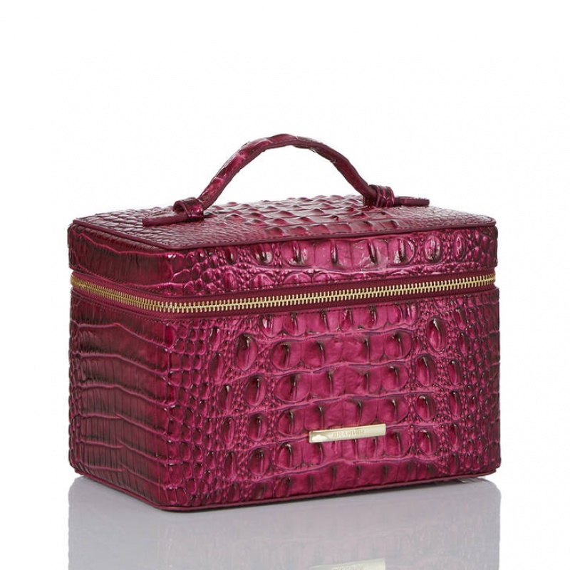 Burgundy Women's Brahmin Charmaine Travel Bags | 2849SCUDT