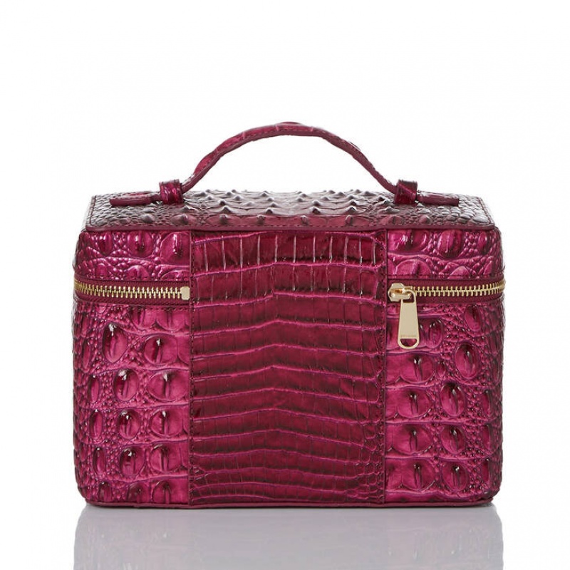 Burgundy Women's Brahmin Charmaine Travel Bags | 2849SCUDT