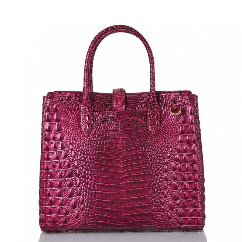 Burgundy Women's Brahmin Nakita Travel Bags | 2365GUIFR