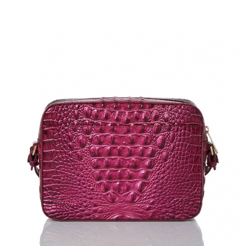 Burgundy Women's Brahmin Shea Crossbody Bags | 0745SFJHB