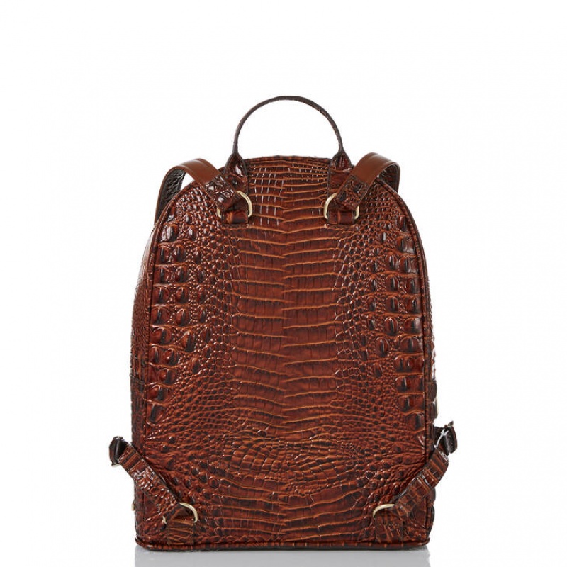 Chocolate Women's Brahmin Dartmouth Backpack Backpacks | 6427WRQKH