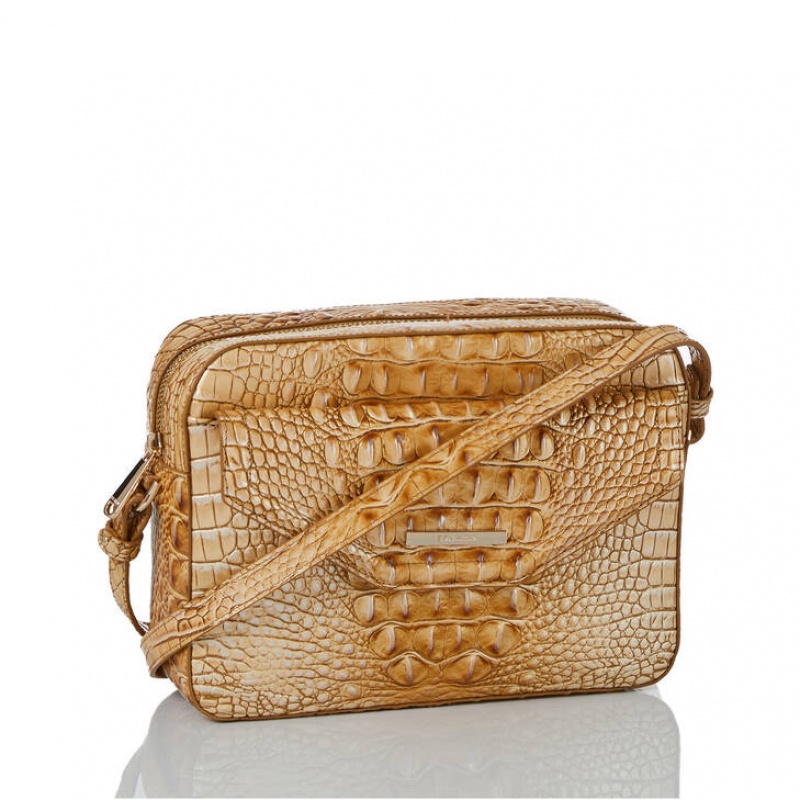 Copper Women's Brahmin Shea Crossbody Bags | 4285FYPAC