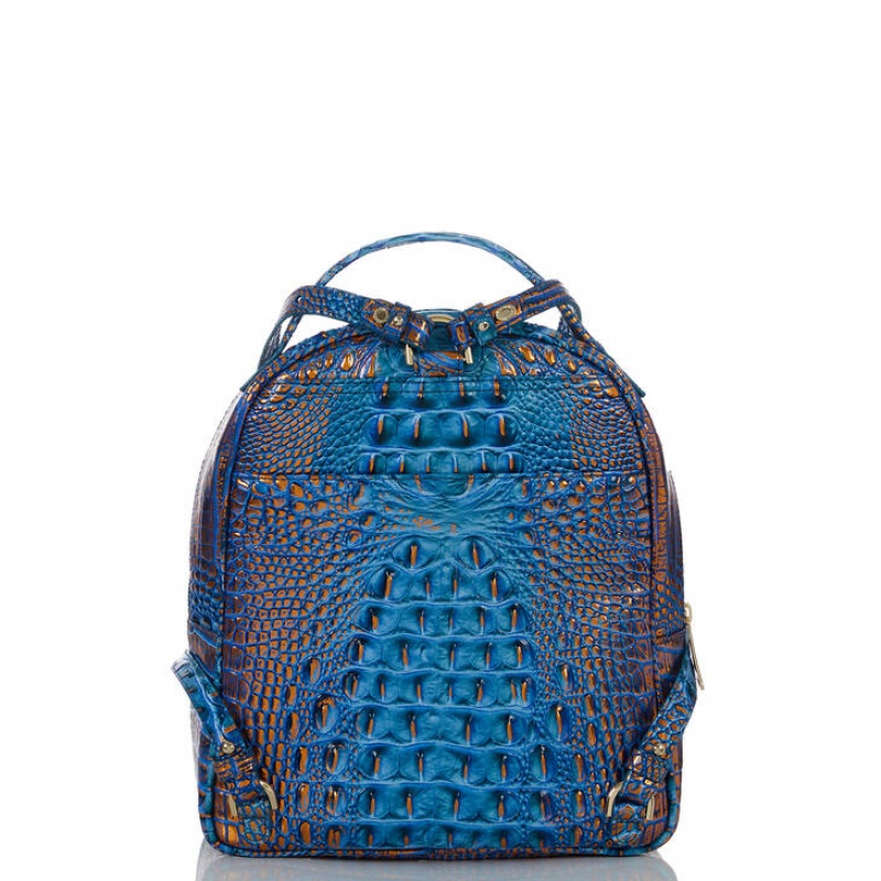 Deep AZURE Women's Brahmin Chelcy Backpacks | 7296SWVHM