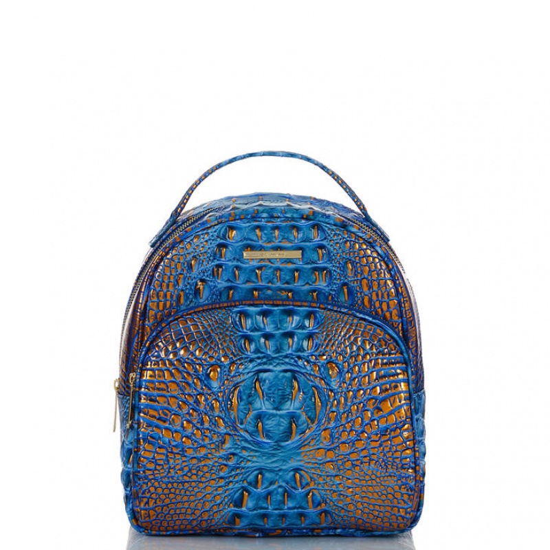 Deep AZURE Women\'s Brahmin Chelcy Backpacks | 7296SWVHM