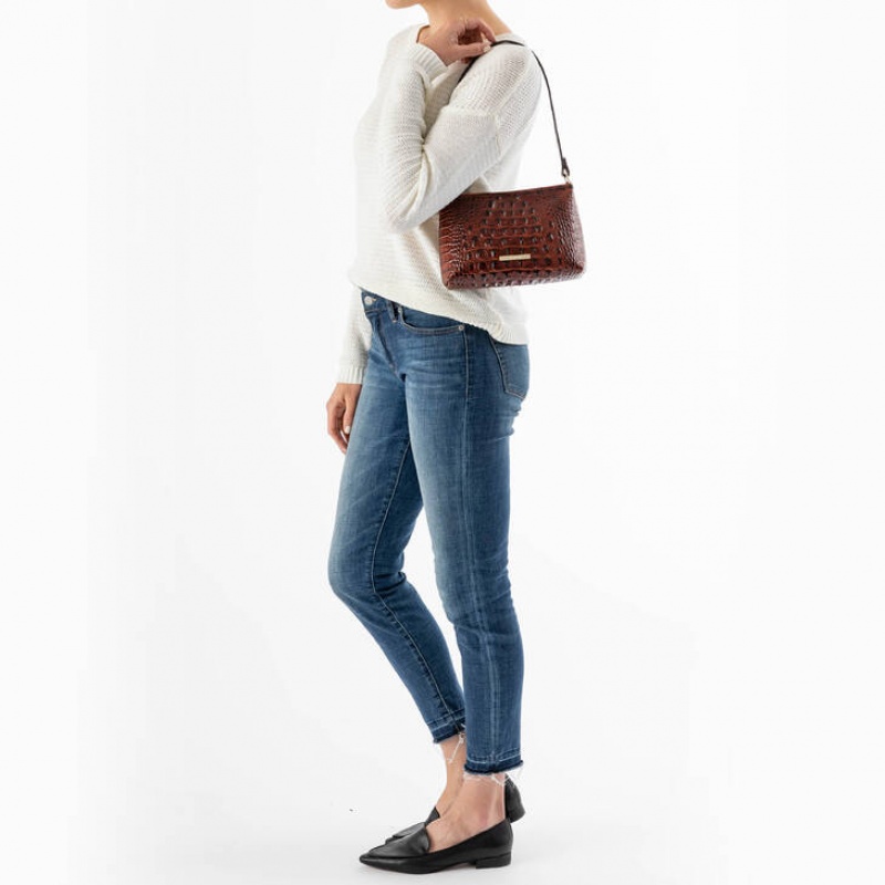 Deep AZURE Women's Brahmin Lorelei Shoulder Bags | 2580HWQVC