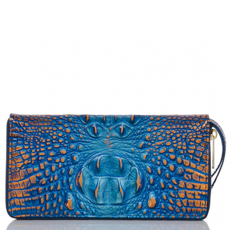 Deep AZURE Women's Brahmin Skyler Travel Bags | 8093ARFJT