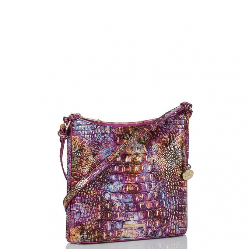 Fuchsia Women's Brahmin Katie Crossbody Bags | 5983VUPMZ