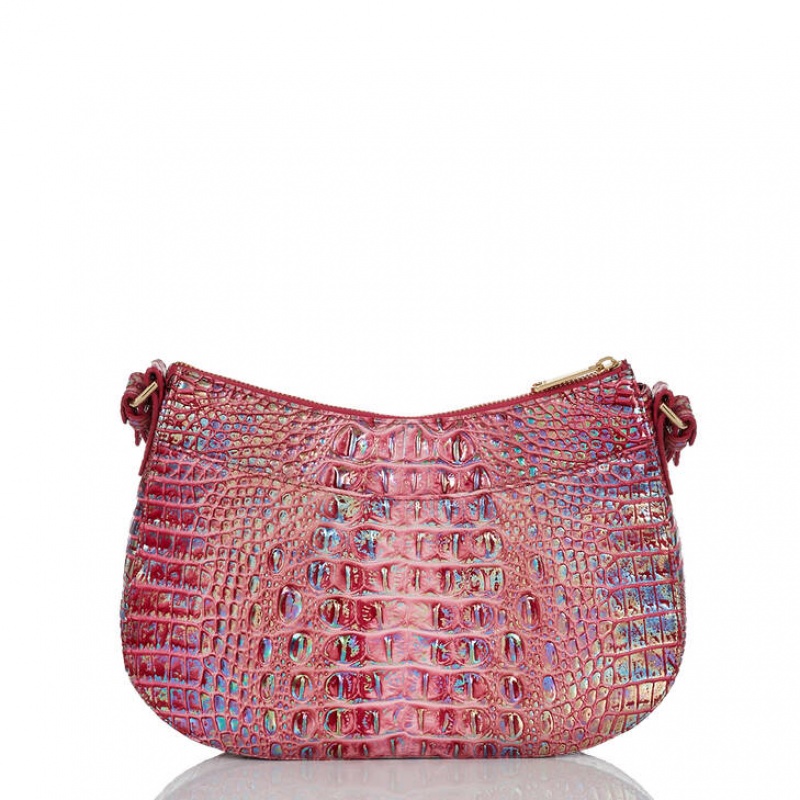 Fuchsia Women's Brahmin Shayna Crossbody Bags | 4031TNFAH