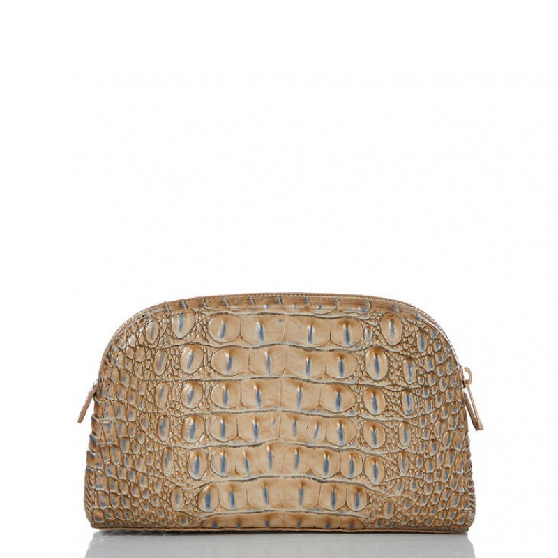 Gold Women's Brahmin Dany Travel Bags | 7423MYWHK