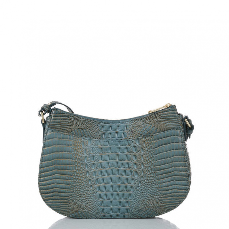 Green Women's Brahmin Shayna Crossbody Bags | 9748OLVKE