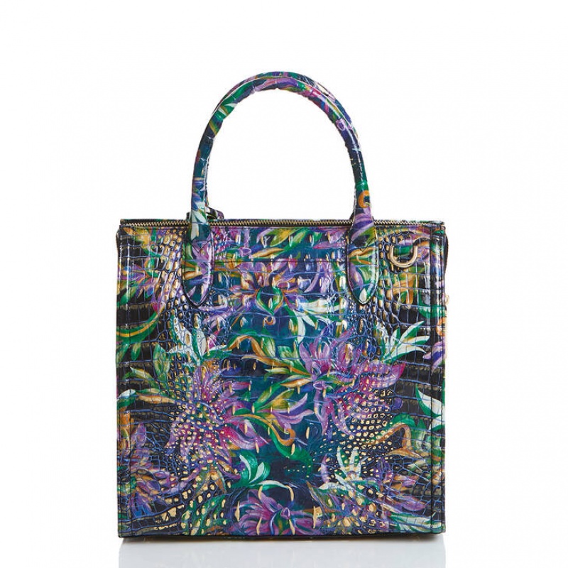 Multicolor Women's Brahmin Caroline Satchel Bags | 7214PCHFA