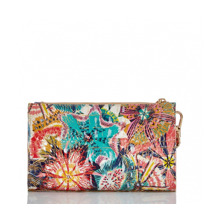 Multicolor Women's Brahmin Daisy Clutch Bags | 4861XJMQH