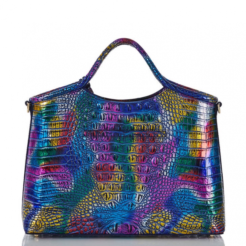 Multicolor Women's Brahmin Elaine Satchel Bags | 1978XBREL