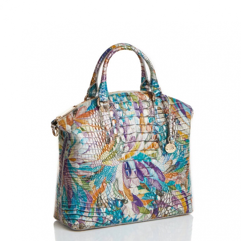 Multicolor Women's Brahmin Large Duxbury Satchel Bags | 2605KOYTC