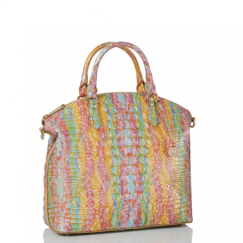 Multicolor Women's Brahmin Large Duxbury Satchel Bags | 3928SUGDK