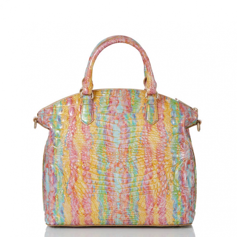 Multicolor Women's Brahmin Large Duxbury Satchel Bags | 3928SUGDK