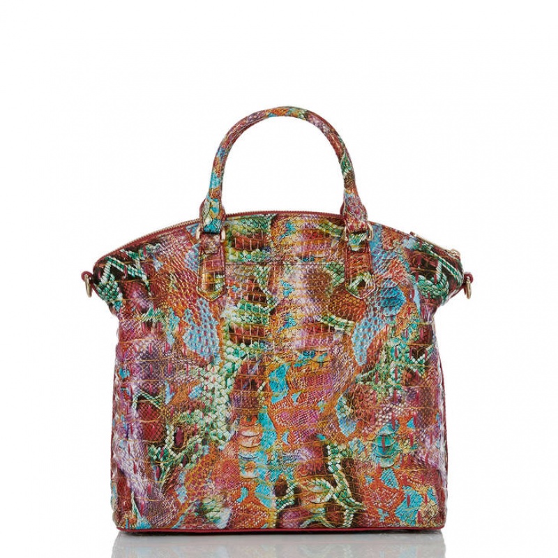 Multicolor Women's Brahmin Large Duxbury Satchel Bags | 9584PMWGS