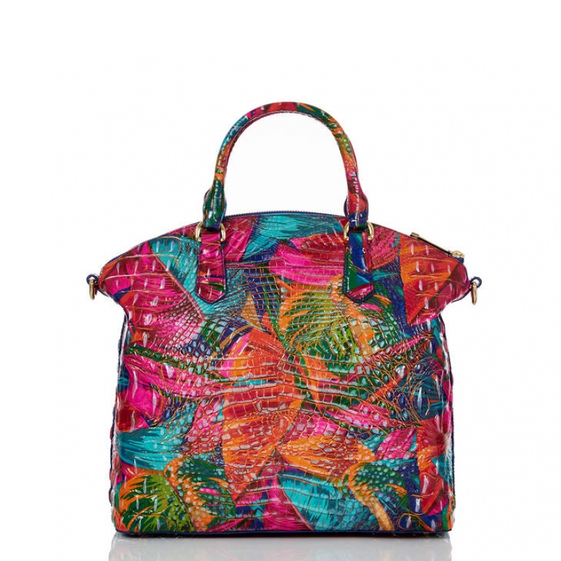 Multicolor Women's Brahmin Large Duxbury Satchel Bags | 6704TQBDN