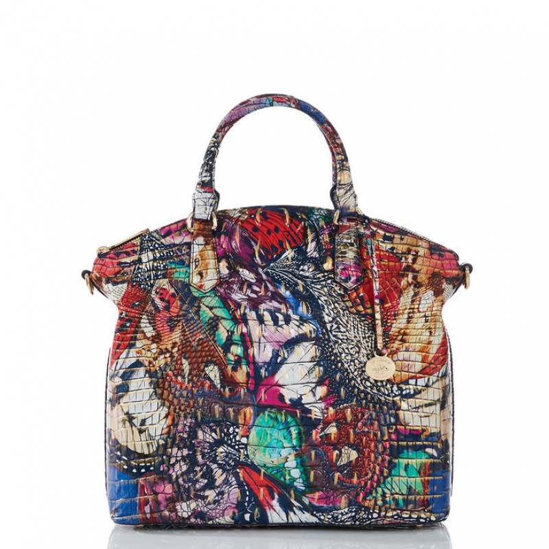 Multicolor Women\'s Brahmin Large Duxbury Satchel Bags | 1493ODCZR