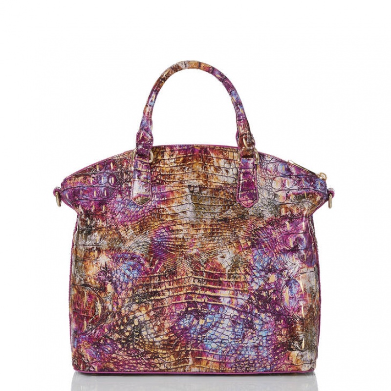 Multicolor Women's Brahmin Large Duxbury Satchel Bags | 8261QULGC