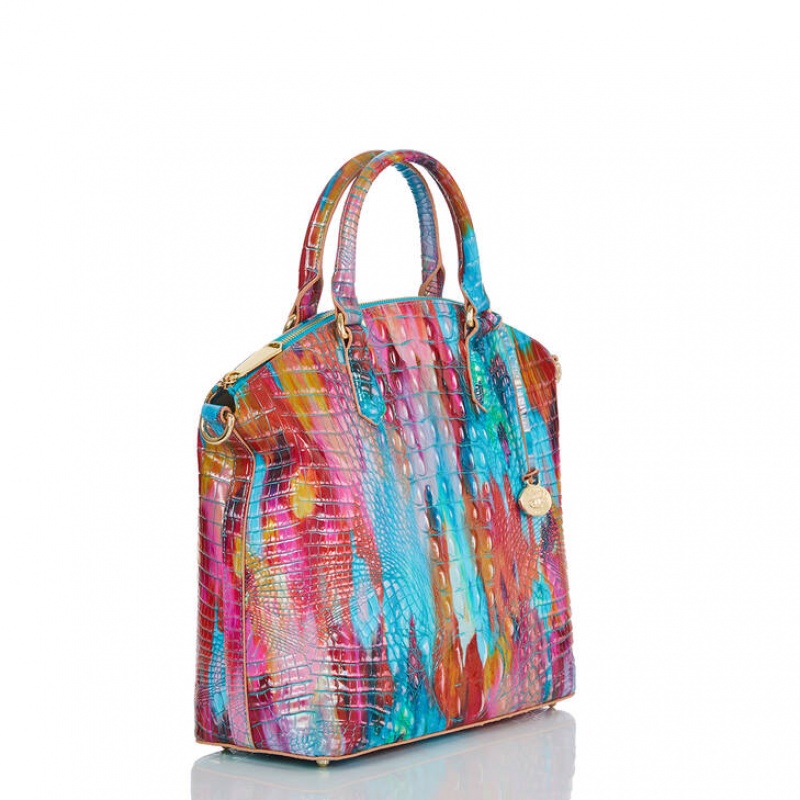 Multicolor Women's Brahmin Large Duxbury Satchel Bags | 8560LJEUH