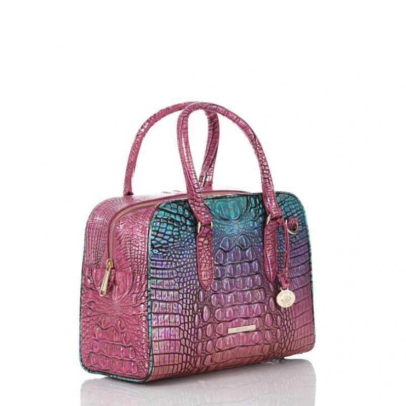 Multicolor Women's Brahmin Marissa Satchel Bags | 7098FTQRU