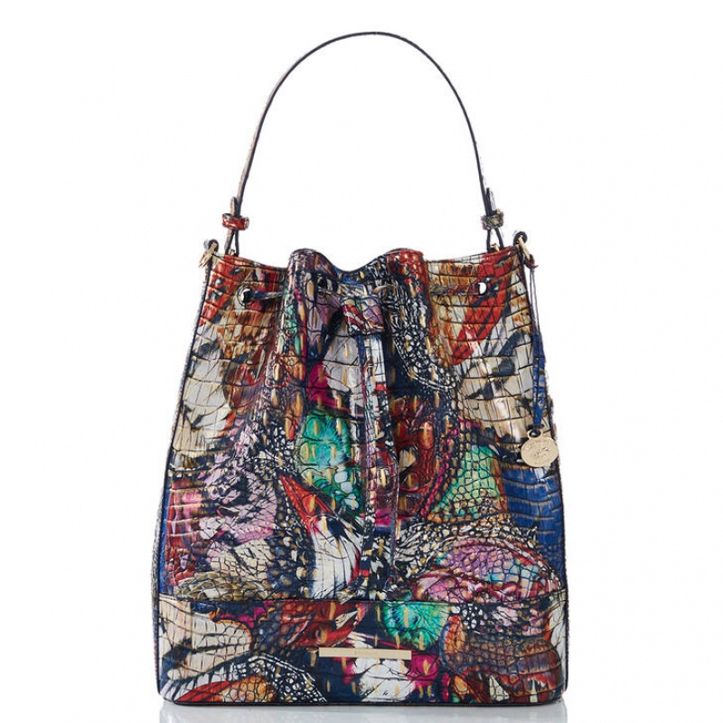 Multicolor Women\'s Brahmin Marlowe Bucket Bags | 1980SKZOE