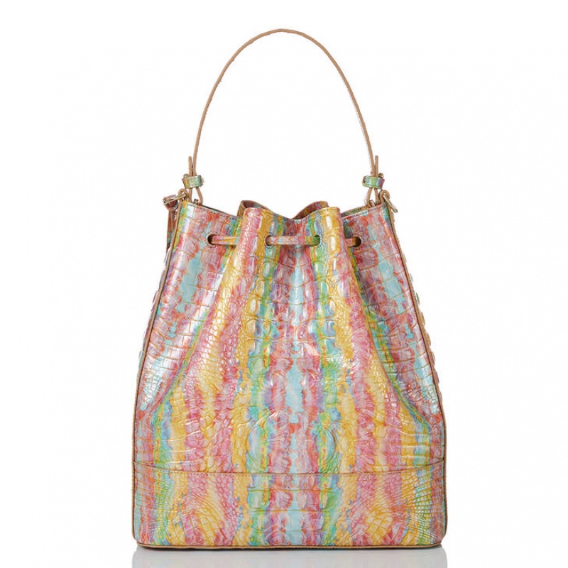 Multicolor Women's Brahmin Marlowe Bucket Bags | 1875PLCTA