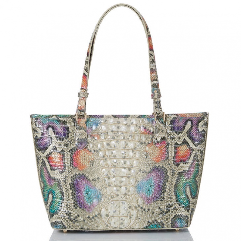 Multicolor Women's Brahmin Medium Asher Tote Bags | 4285GQVPH