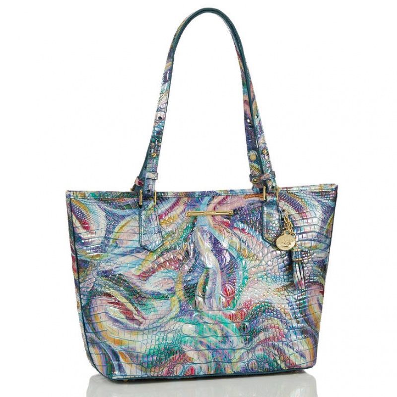 Multicolor Women's Brahmin Medium Asher Tote Bags | 4906LTVXH