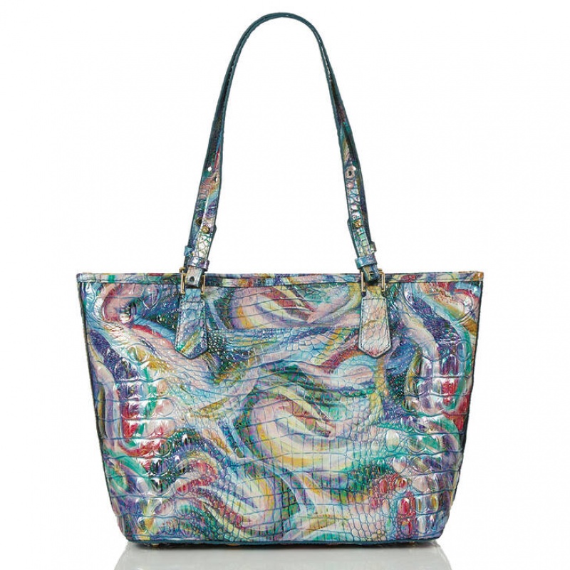 Multicolor Women's Brahmin Medium Asher Tote Bags | 4906LTVXH