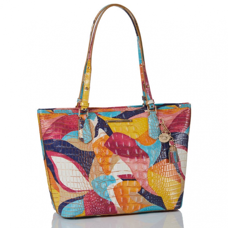 Multicolor Women's Brahmin Medium Asher Tote Bags | 9764LWIKE