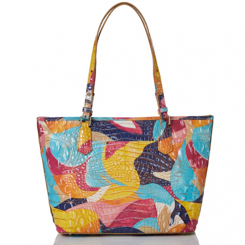 Multicolor Women's Brahmin Medium Asher Tote Bags | 9764LWIKE