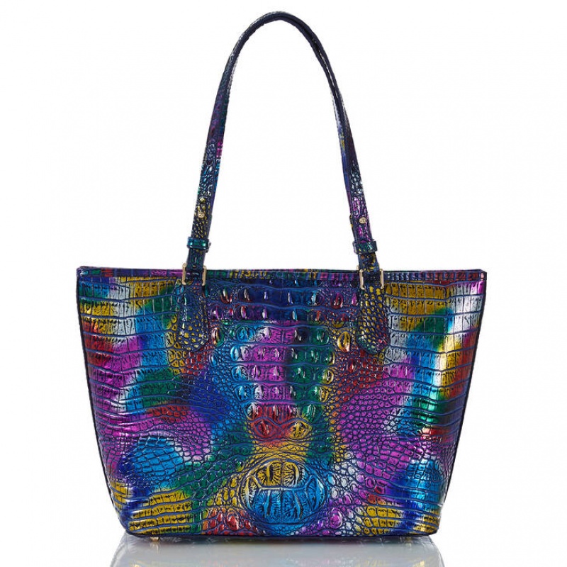 Multicolor Women's Brahmin Medium Asher Tote Bags | 9618DXAEM