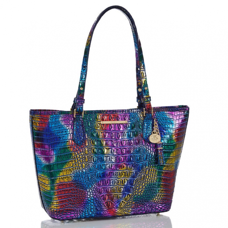 Multicolor Women\'s Brahmin Medium Asher Tote Bags | 9618DXAEM