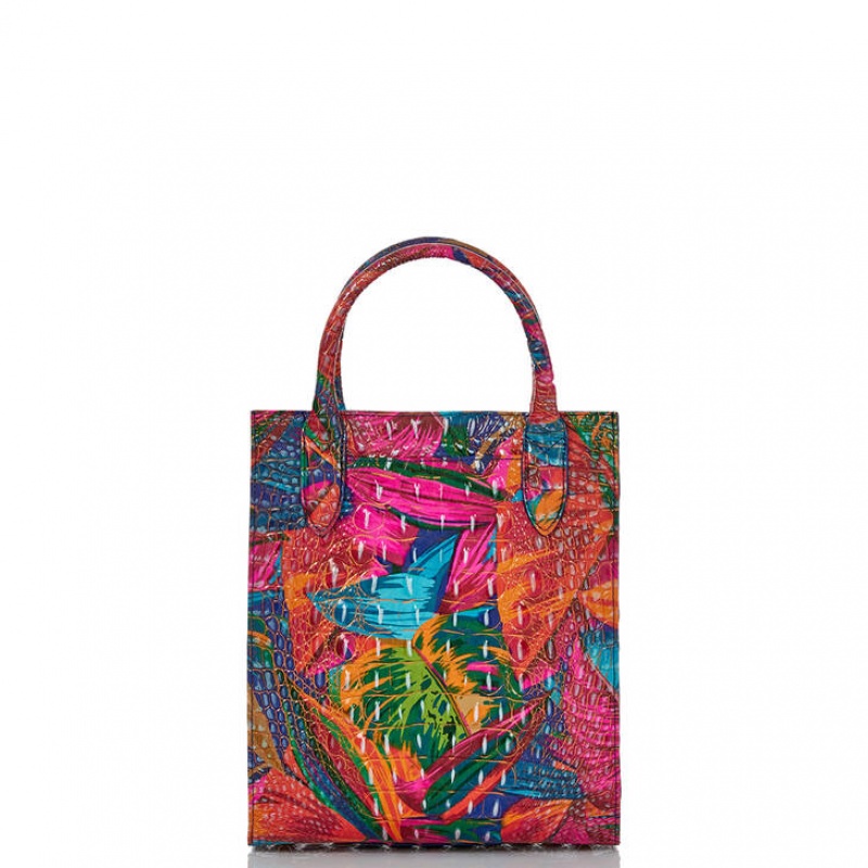 Multicolor Women's Brahmin Moira Tote Bags | 4672XKBWH