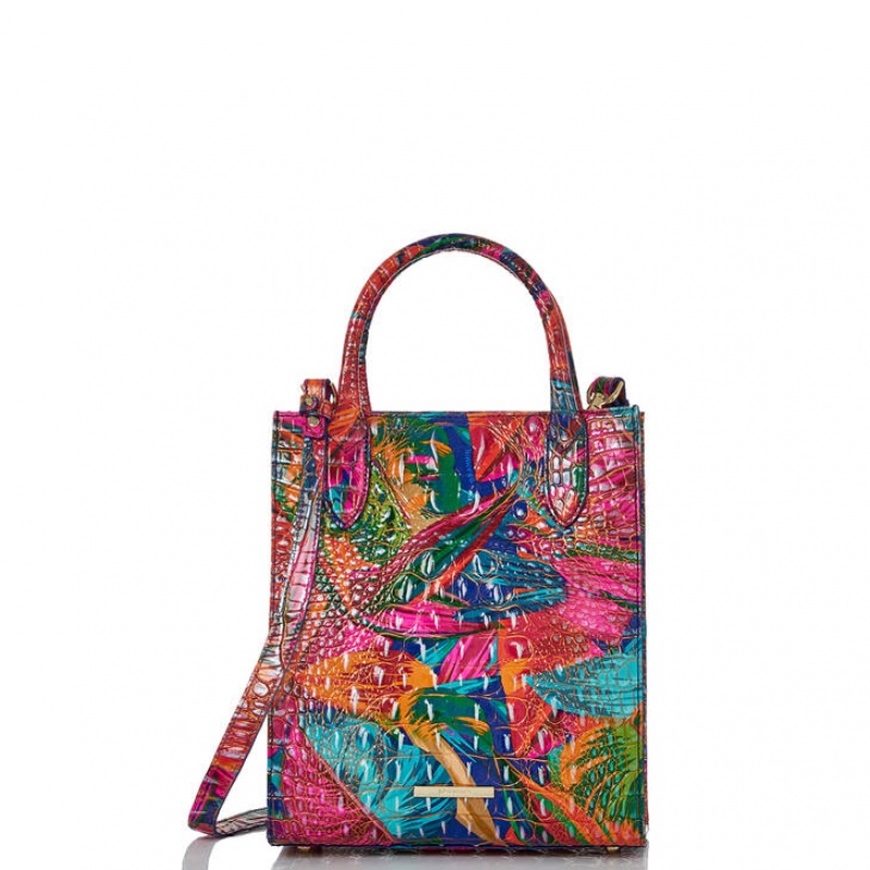 Multicolor Women's Brahmin Moira Tote Bags | 4672XKBWH