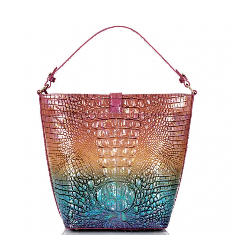 Multicolor Women's Brahmin Shira Bucket Bags | 4786MVAZX