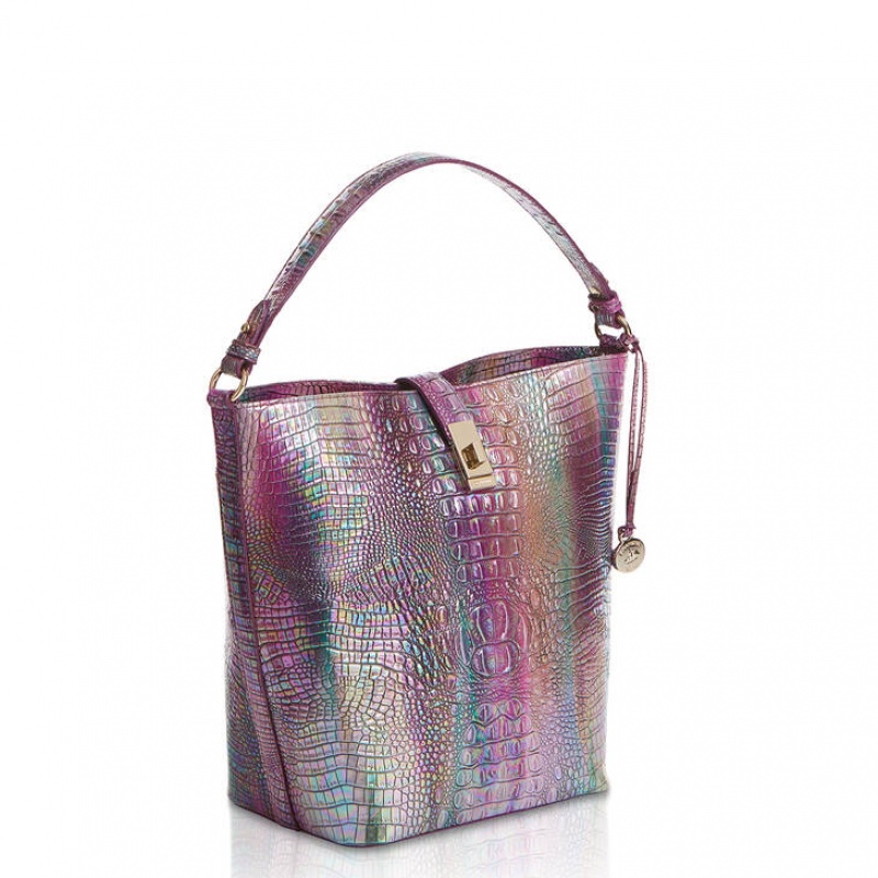 Multicolor Women's Brahmin Shira Bucket Bags | 2678MXBGI