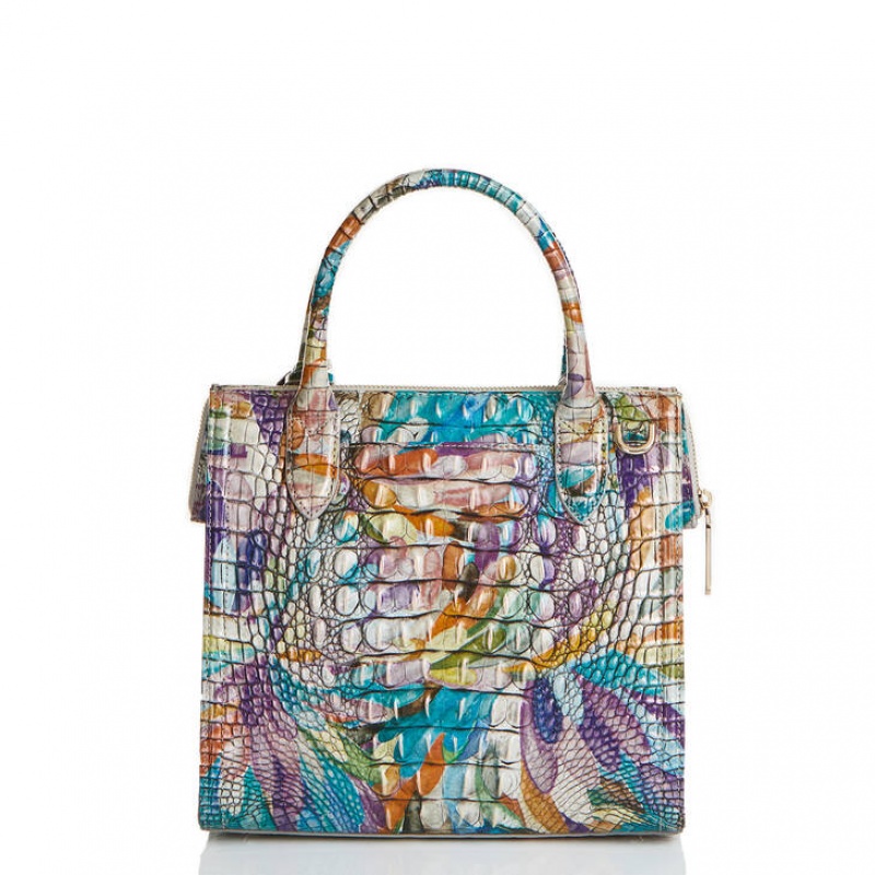 Multicolor Women's Brahmin Small Caroline Satchel Bags | 1968MAUXO