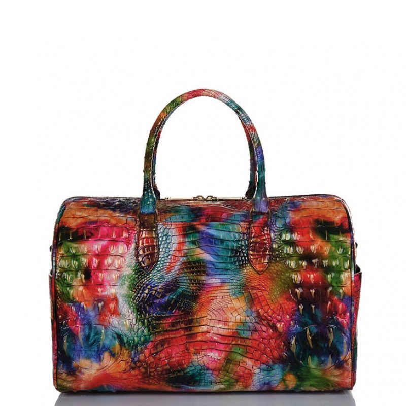 Multicolor Women's Brahmin Spencer Travel Bags | 1460UROWP