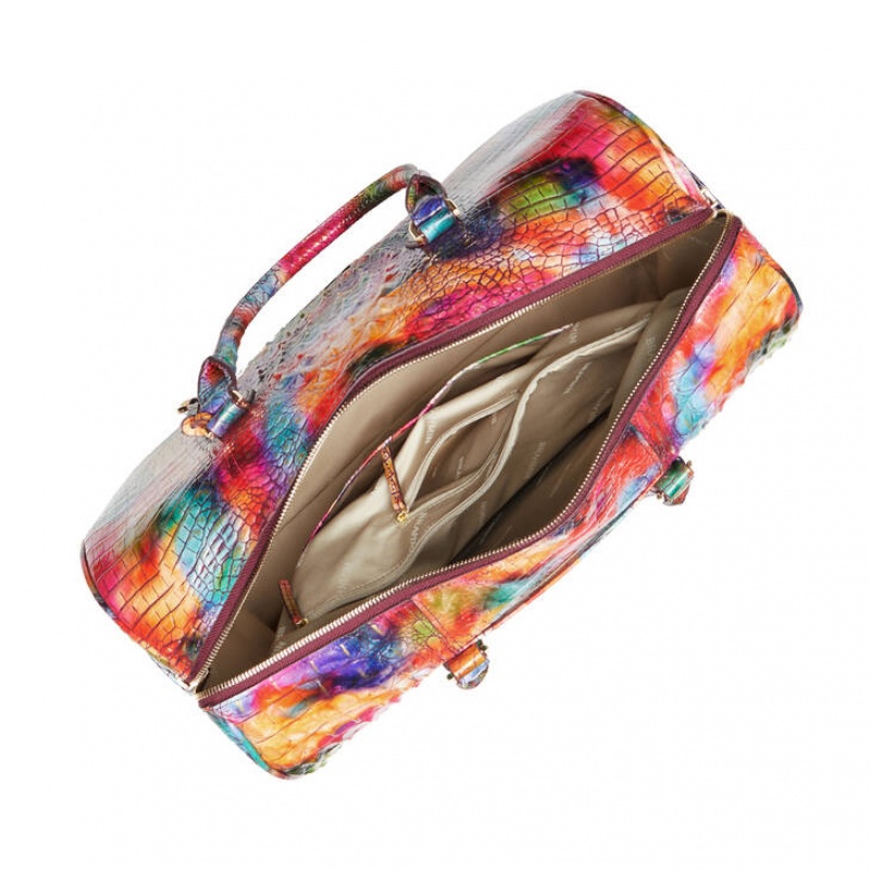 Multicolor Women's Brahmin Spencer Travel Bags | 1460UROWP