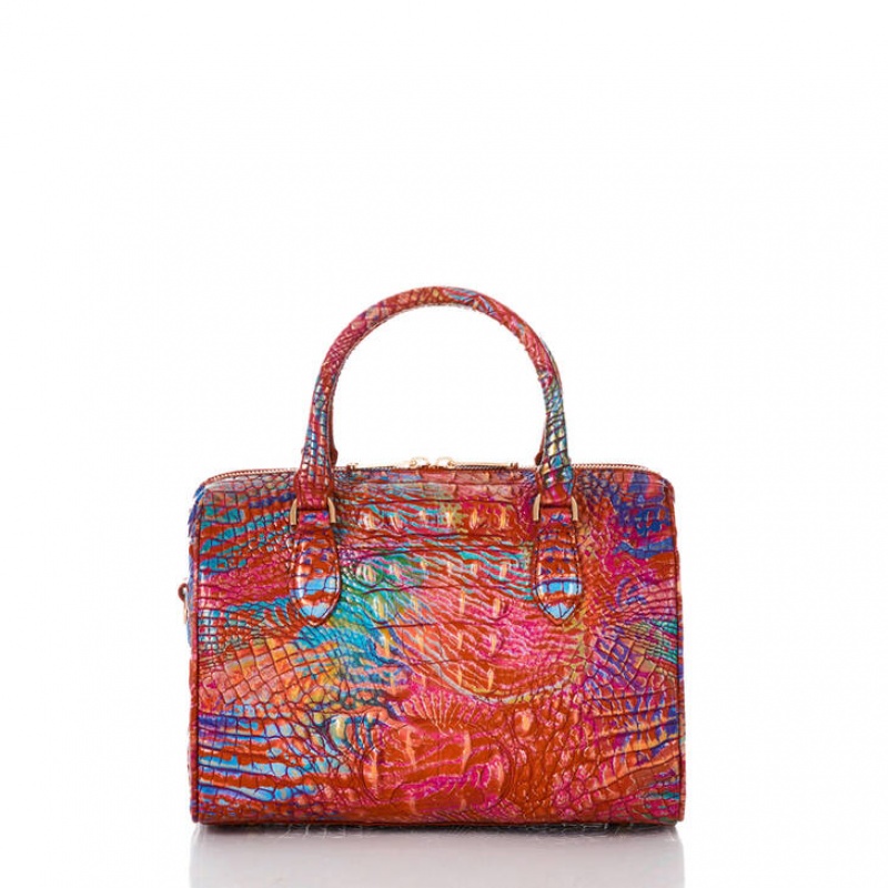 Multicolor Women's Brahmin Stacy Satchel Bags | 7643ZMCEG