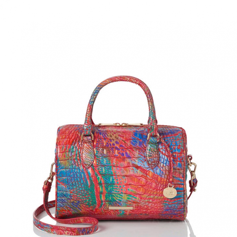 Multicolor Women's Brahmin Stacy Satchel Bags | 7643ZMCEG