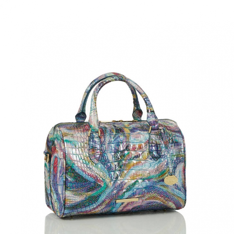 Multicolor Women's Brahmin Stacy Satchel Bags | 6024NWUGT