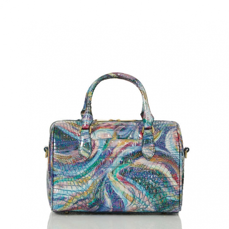 Multicolor Women's Brahmin Stacy Satchel Bags | 6024NWUGT