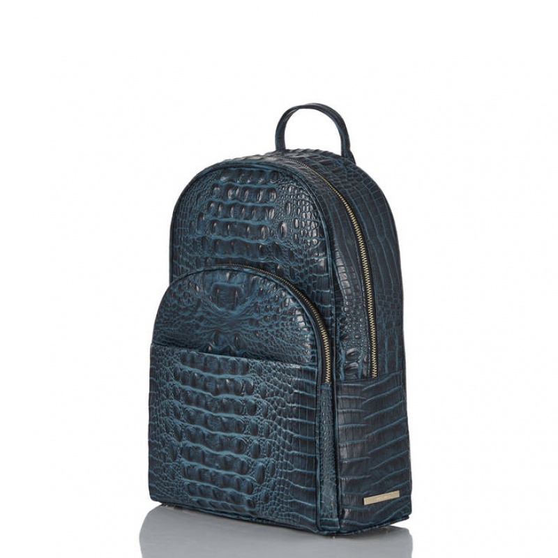 Navy Women's Brahmin Dartmouth Backpack Backpacks | 7103REDLC