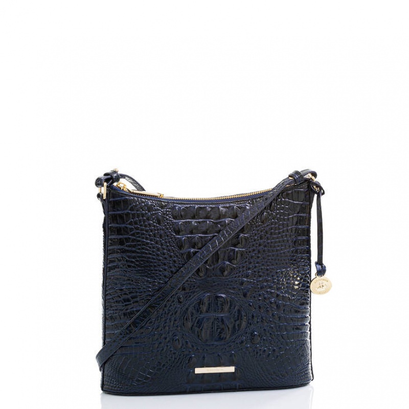 Navy Women's Brahmin Katie Crossbody Bags | 0614RMCYZ