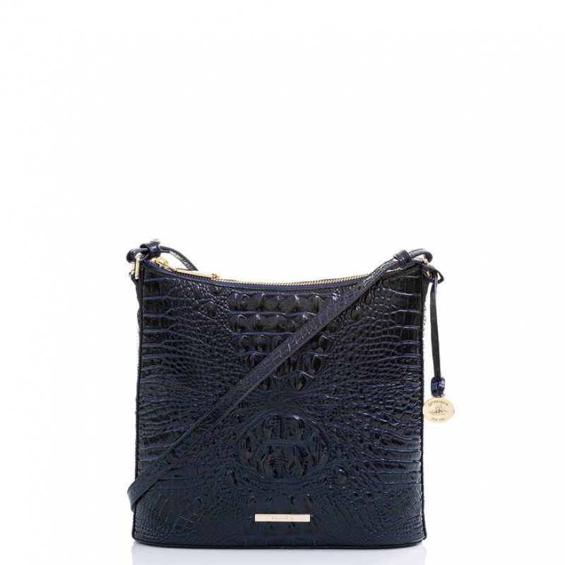 Navy Women\'s Brahmin Katie Crossbody Bags | 0614RMCYZ